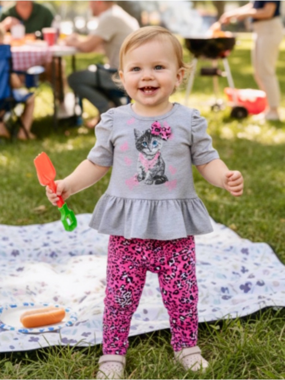 Girls Kitty 2 Piece Matching Set